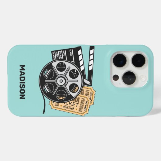 Aangepaste naam & kleur film Case-Mate iPhone case (Achterkant (horizontaal))