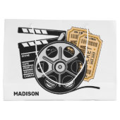 Aangepaste naam & kleur film groot cadeauzakje (Achterkant)