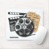 Aangepaste naam & kleur film muismat (Met muis)