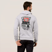 Aangepaste naam & Kleur Filmtijd Hoodie (Achterkant volledig)