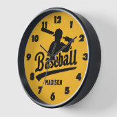 Aangepaste naam & kleur honkbal (Hoek)