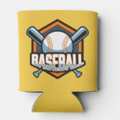 Aangepaste naam & kleur honkbal blikjeskoeler (Achterkant)