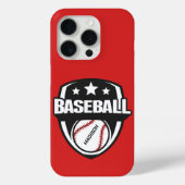 Aangepaste naam & kleur honkbal Case-Mate iPhone case (Achterkant)