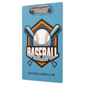 Aangepaste naam & kleur honkbal klembord (Links)