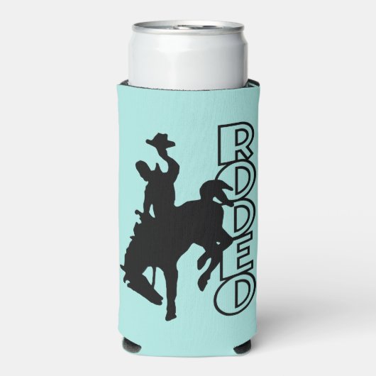 Aangepaste naam & kleur Rodeo Seltzer Blikjeskoeler (Seltzer Voorkant)