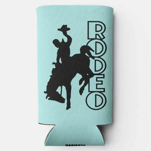 Aangepaste naam & kleur Rodeo Seltzer Blikjeskoeler (Achterkant)