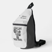 Aangepaste naam & kleur Street Bike Sling Bag (Rechterhoek)