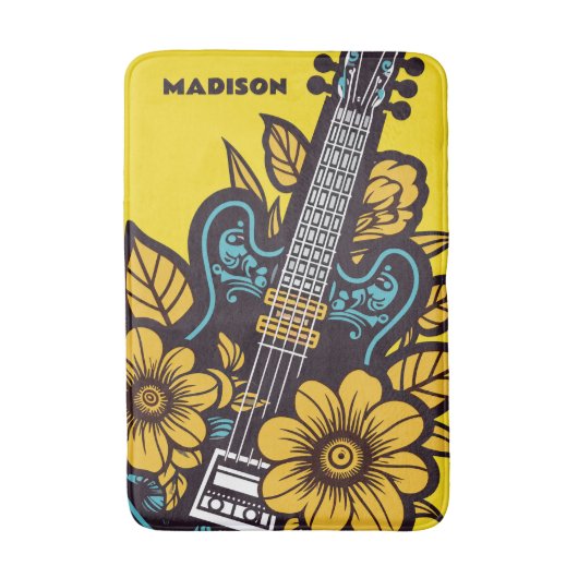 Aangepaste naam & kleur Ukulele Badmat (Voorkant Verticaal)
