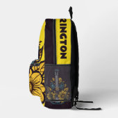 Aangepaste naam & kleur Ukulele Bedrukte Rugzak (Rechts)