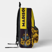 Aangepaste naam & kleur Ukulele Bedrukte Rugzak (Links)