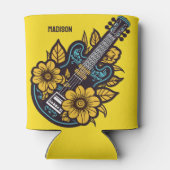 Aangepaste naam & kleur Ukulele Blikjeskoeler (Achterkant)