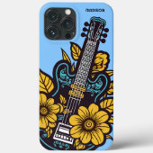Aangepaste naam & kleur Ukulele Case-Mate iPhone Case (Achterkant)