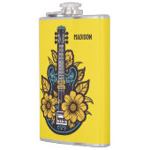 Aangepaste naam & kleur Ukulele Heupfles (Links)