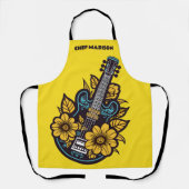 Aangepaste naam & kleur Ukulele Schort (Voorkant)