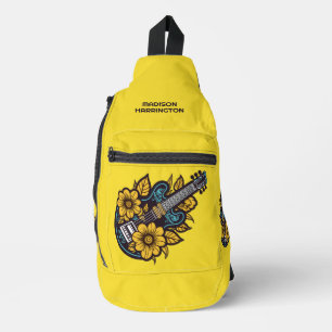 Aangepaste naam & kleur Ukulele Sling Bag