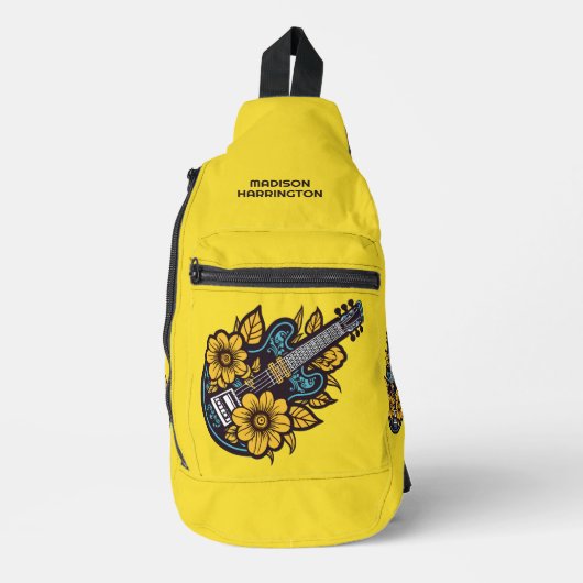 Aangepaste naam & kleur Ukulele Sling Bag (Voorkant)
