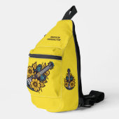 Aangepaste naam & kleur Ukulele Sling Bag (Rechterhoek)