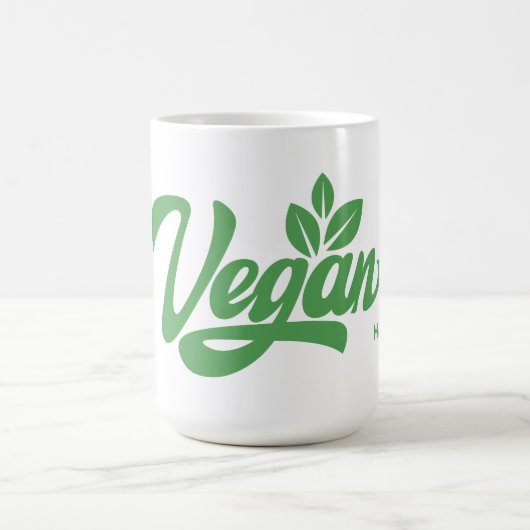 Aangepaste naam & kleur Vegan Koffiemok (Center)