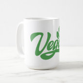Aangepaste naam & kleur Vegan Koffiemok (Voorkant links)