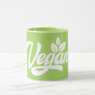 Aangepaste naam & kleur Vegan Mok