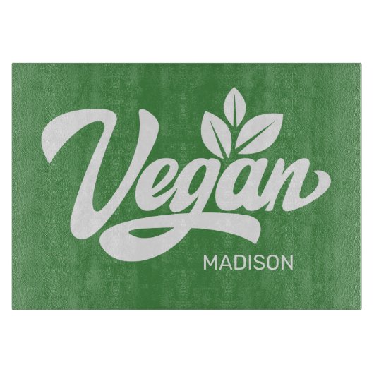 Aangepaste naam & kleur Vegan Snijplank (Voorkant)
