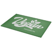 Aangepaste naam & kleur Vegan Snijplank (Hoek)