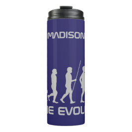 Aangepaste naam & kleur Zombie Evolution tumbler Thermosbeker