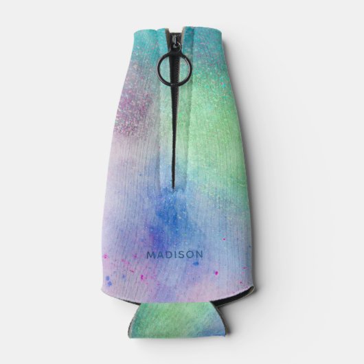 Aangepaste naam Kleurexplosie fleskoeler Flesjeskoeler (Achterkant)