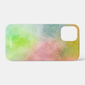 Aangepaste naam Kleurexplosie-telefoongevallen Case-Mate iPhone Case (Achterkant (horizontaal))