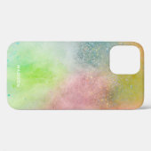 Aangepaste naam Kleurexplosie-telefoongevallen Case-Mate iPhone Case (Achterkant (horizontaal))