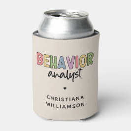 Aangepaste naam Kleurrijke Gedragsanalist Blikjeskoeler