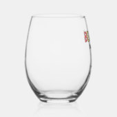 Aangepaste naam Kleurrijke Gedragsanalist Wijnglas Zonder Voet (Rechts)