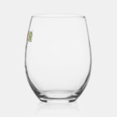 Aangepaste naam Kleurrijke Gedragsanalist Wijnglas Zonder Voet (Links)