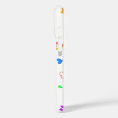 Aangepaste naam Kleurrijke Pootafdruk Patroon  Case-Mate iPhone Case (Achterkant / Links)