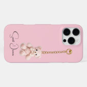 Aangepaste naam Knuffel Teddy iPhone 16 Pro Max Ho Hoesje (Achterkant horizontaal)