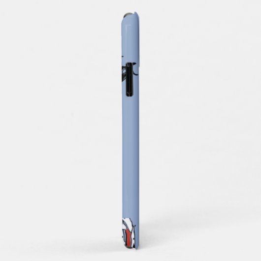 Aangepaste naam koeienblauw Case-Mate iPhone case (Achterkant/rechts)