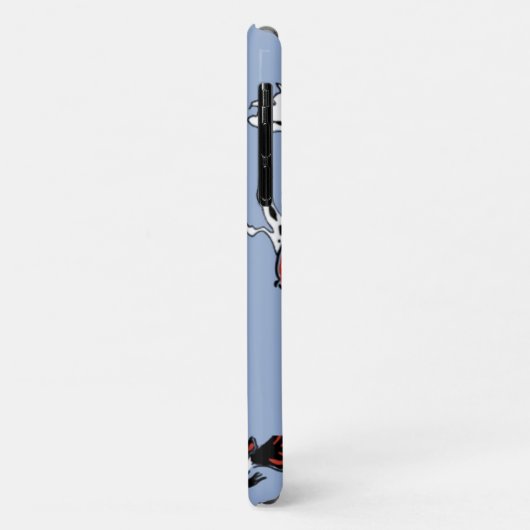 Aangepaste naam koeienblauw Case-Mate iPhone case (Achterkant/links)