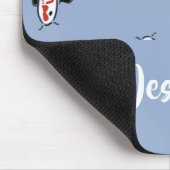 Aangepaste naam koeienblauw muismat (Hoek)