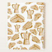 Aangepaste naam Koffie Lover jaarlijkse planner (Achterkant)