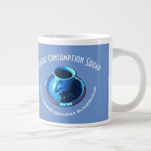 Aangepaste naam Koffierteam lid Grote Koffiekop (Rechts)