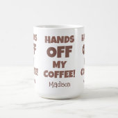 Aangepaste naam koffiewaarschuwing koffiemok (Center)