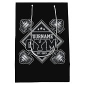 Aangepaste NAAM Krachttraining Thuis Crossfit Spor Medium Cadeauzakje (Achterkant)