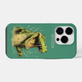 Aangepaste naam Krokodil iPhone Hoesje (Achterkant horizontaal)