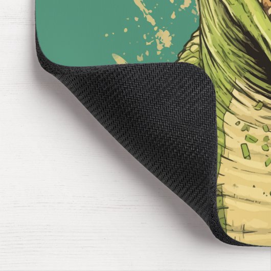 Aangepaste naam Krokodil Muismat (Hoek)