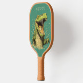 Aangepaste naam Krokodil Pickleball Paddle (Links)