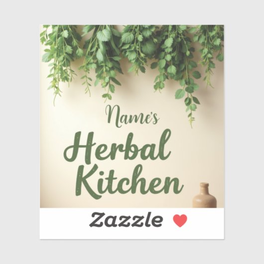 Aangepaste naam Kruidenspecerij Label Set (Vel)