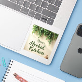 Aangepaste naam Kruidenspecerij Label Set (Laptop met iPhone)