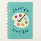 aangepaste naam kunstacademie artistieke creativit planner (Voorkant)