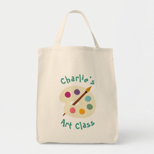 aangepaste naam kunstacademie artistieke creativit tote bag (Voorkant)