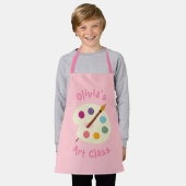 aangepaste NAAM Kunstschool Artiest Apron Schort (Gedragen)